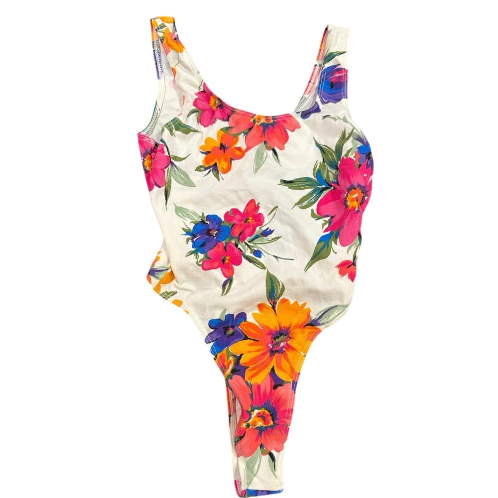 Danskin Vintage Eighties High Cut Exercise Leotard small